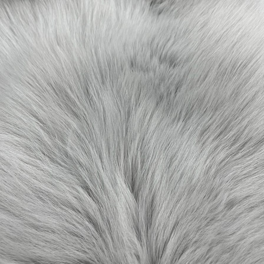 Dyed Shadow Fox Fur - Light Grey – Brador Fabrics