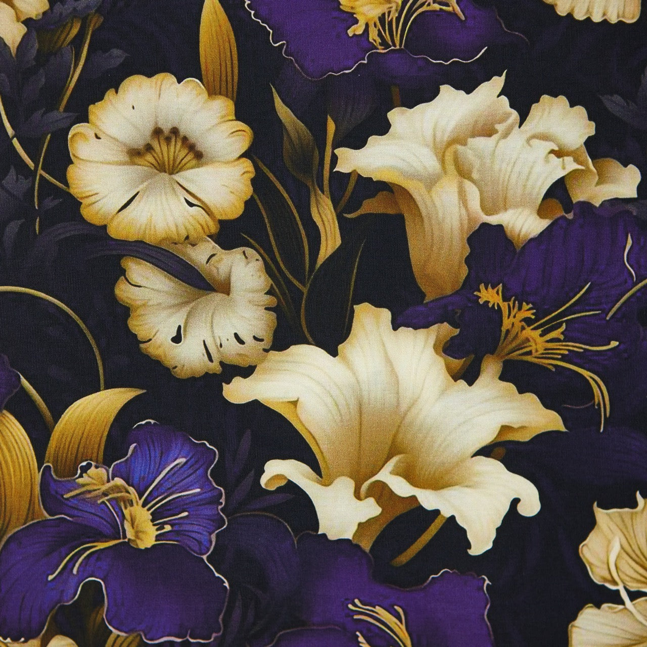 Cotton Floral (EP) - Royal Orchid (detail)