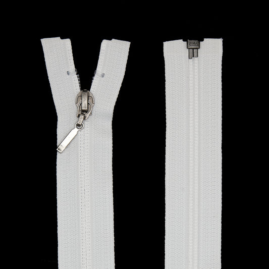 1-Way, Separable - White (Nylon - Reverse Coil)