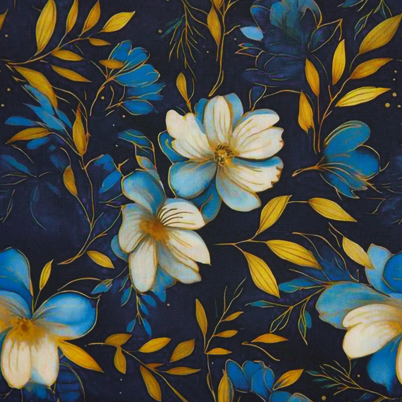 Cotton Floral (EP) - Periwinkle Gold (detail)