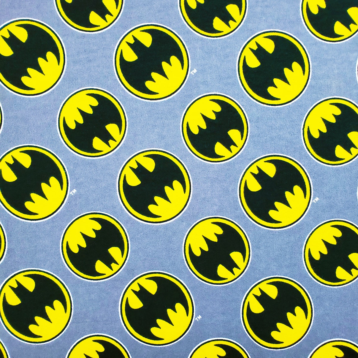 Flannel - Batman™ Logo (directional) – Brador Fabrics