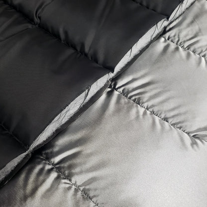 Quilted Holofill™ 2-Sided 13oz - Metallic Silver (detail)