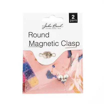 Round Magnetic Clasps - 6 x 6.5mm (pack)