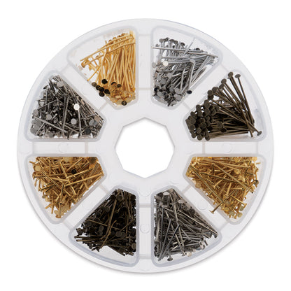 Head Pins - Assorted Set (1030pc) - open