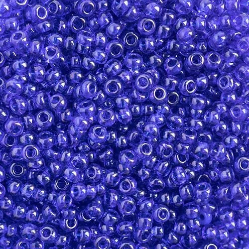 Czech Seed Beads 11/0 - Transparent Royal Blue