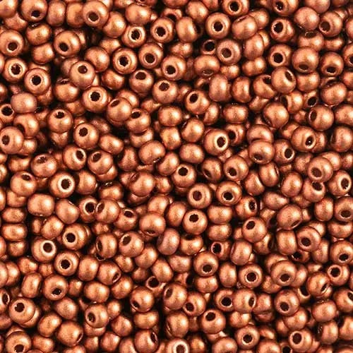 Czech Seed Beads 11/0 - Copper Metallic