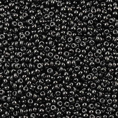 Czech Seed Beads 11/0 - Black