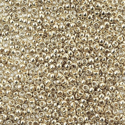 Czech Seed Beads 11/0 - Silver Metallic