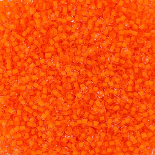 Czech Seed Beads 11/0 - Crystal C/L Vibrant Orange