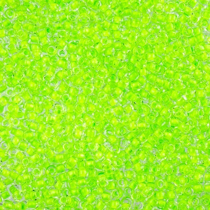 Czech Seed Beads 11/0 - Crystal C/L Vibrant Green