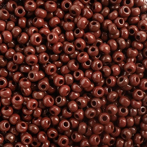 Czech Seed Beads 10/0 - Dark Brown