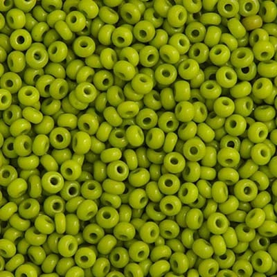 Czech Seed Beads 10/0 - Olive Green