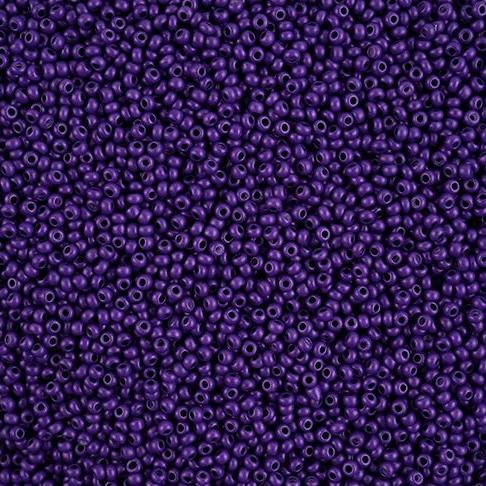 Czech Seed Beads 10/0 - Purple Matte (Terra Intensive)