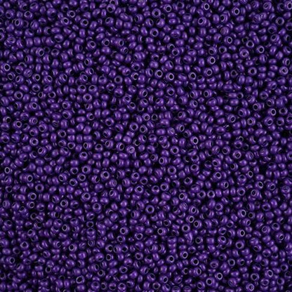 Czech Seed Beads 10/0 - Purple Matte (Terra Intensive)