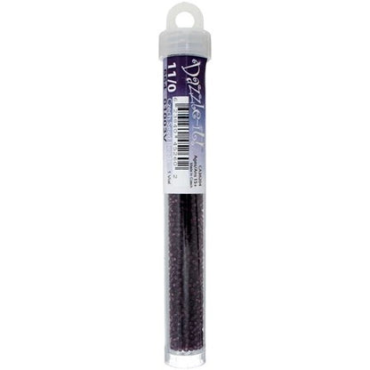 Czech Seed Beads 11/0 - Amethyst (Transparent) vial