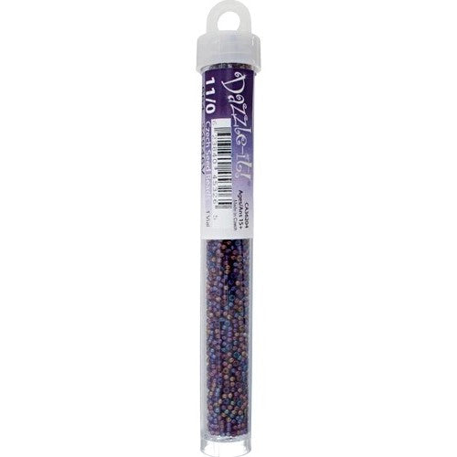 Czech Seed Beads 11/0 - Mauve AB (Transparent) - vial