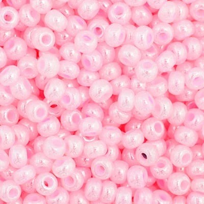 Czech Seed Beads 11/0 - Pale Pink Dyed Pearl