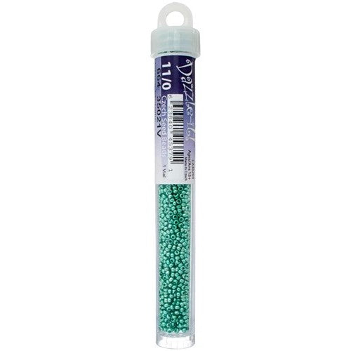 Czech Seed Beads 11/0 - Metallic Green (vial)