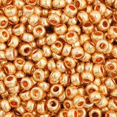 Czech Seed Beads 11/0 - Metallic Gold