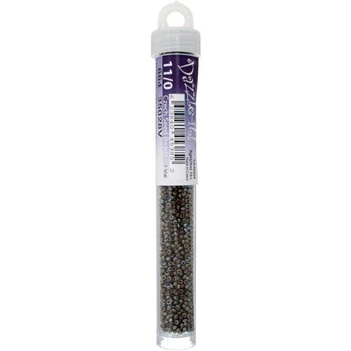 Czech Seed Beads 11/0 - Brown AB (vial)