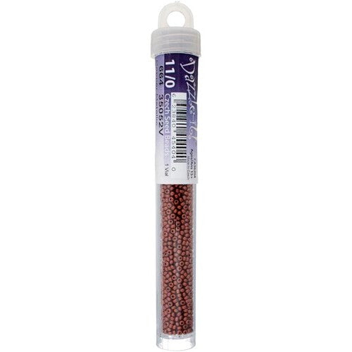 Czech Seed Beads 11/0 - Metallic Copper (vial)