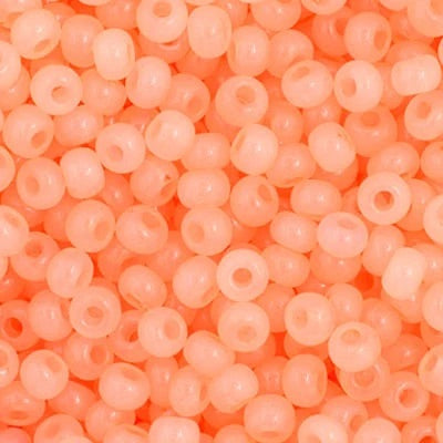 Czech Seed Beads 11/0 - Pearl Peach AB