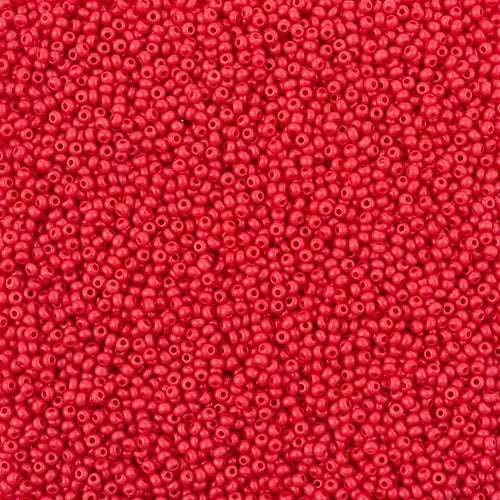 Czech Seed Beads 11/0 - Terra Intensive Red Matte