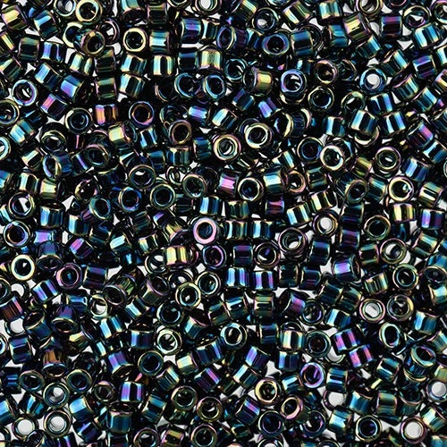 Miyuki Delica Beads 10/0 - Black AB