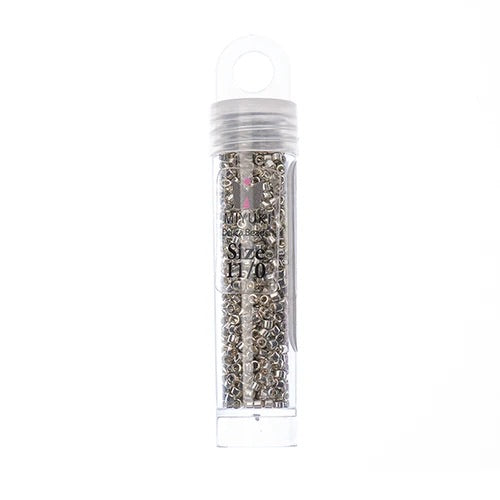 Miyuki Delica Beads 11/0 - Silver Galvanized (vial)