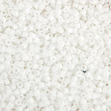 Miyuki Delica Beads 11/0 - White Matte