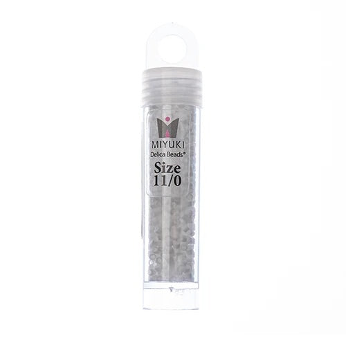 Miyuki Delica Beads 11/0 - White Matte (vial)