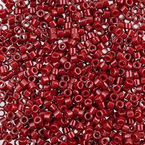 Miyuki Delica Beads 11/0 - Cranberry Red Dyed