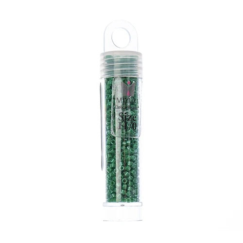 Miyuki Delica Beads 11/0 - Green Kelly Dyed (vial)