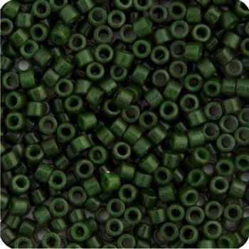 Miyuki Delica Beads 11/0 - Forest Green Opaque Dyed