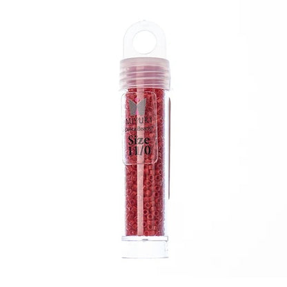 Miyuki Delica Beads 11/0 - Red Opaque (vial)