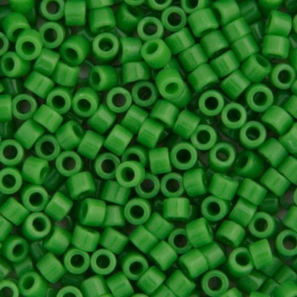 Miyuki Delica Beads 11/0 - Green Pea Opaque