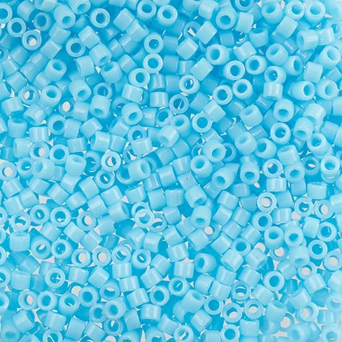 Miyuki Delica Beads 11/0 - Light Blue Opaque