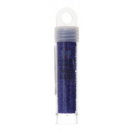 Miyuki Delica Beads 11/0 - Cobalt Blue Matte (vial)