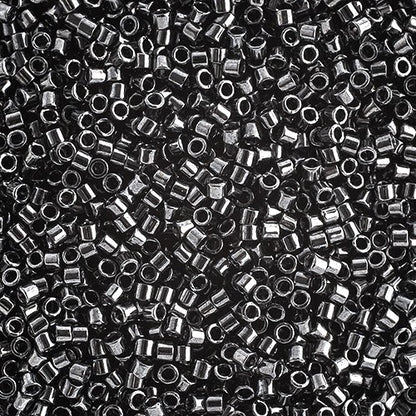 Miyuki Delica Beads 10/0 - Gunmetal