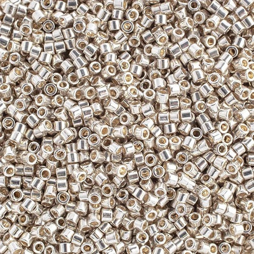 Miyuki Delica Beads 11/0 - Silver Galvanized