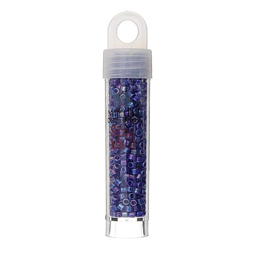 Miyuki Delica Beads 10/0 - Cobalt Blue Opaque AB (vial)