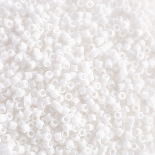 Miyuki Delica Beads 10/0 - Chalk White Opaque