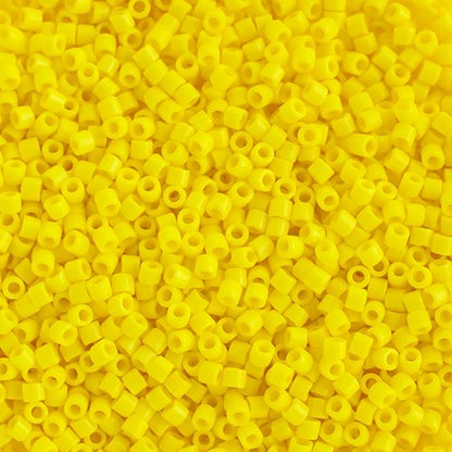 Miyuki Delica Beads 10/0 - Yellow Opaque