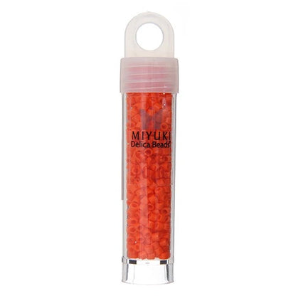 Miyuki Delica Beads 10/0 - Orange Opaque (vial)