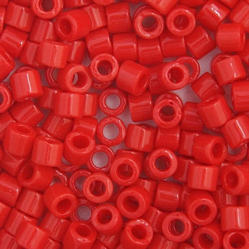 Miyuki Delica Beads 10/0 - Red Opaque