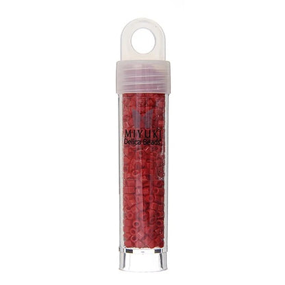 Miyuki Delica Beads 10/0 - Red Opaque (vial)