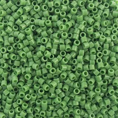 Miyuki Delica Beads 10/0 - Green Pea Opaque