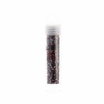 Miyuki Delica Beads 10/0 - Mauve Silver Lined (vial)