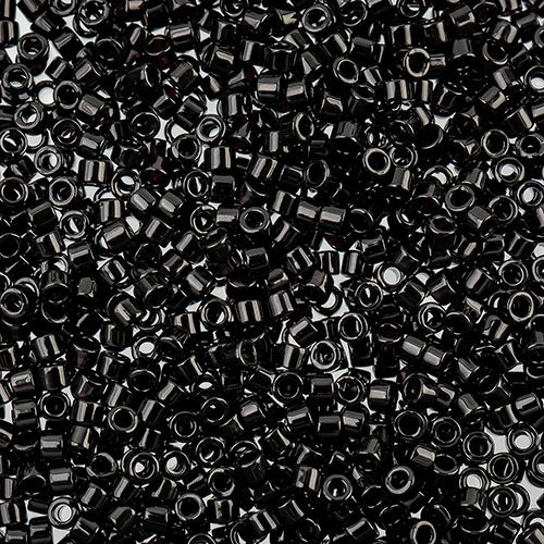 Miyuki Delica Beads 11/0 - Black Opaque