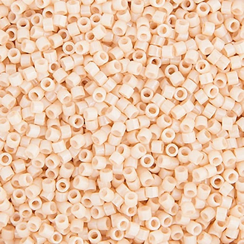 Miyuki Delica Beads 11/0 - Light Beige Glazed Luster